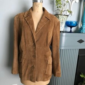 Mossimo Tan Suede jacket, plus